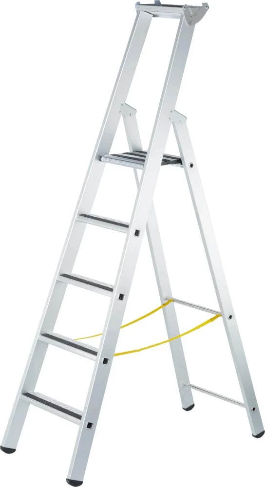 Échelle à marches ZARGES, R13step S 5 marches Hauteur de la plateforme 1,33 m Hauteur de travail 3,35 m
