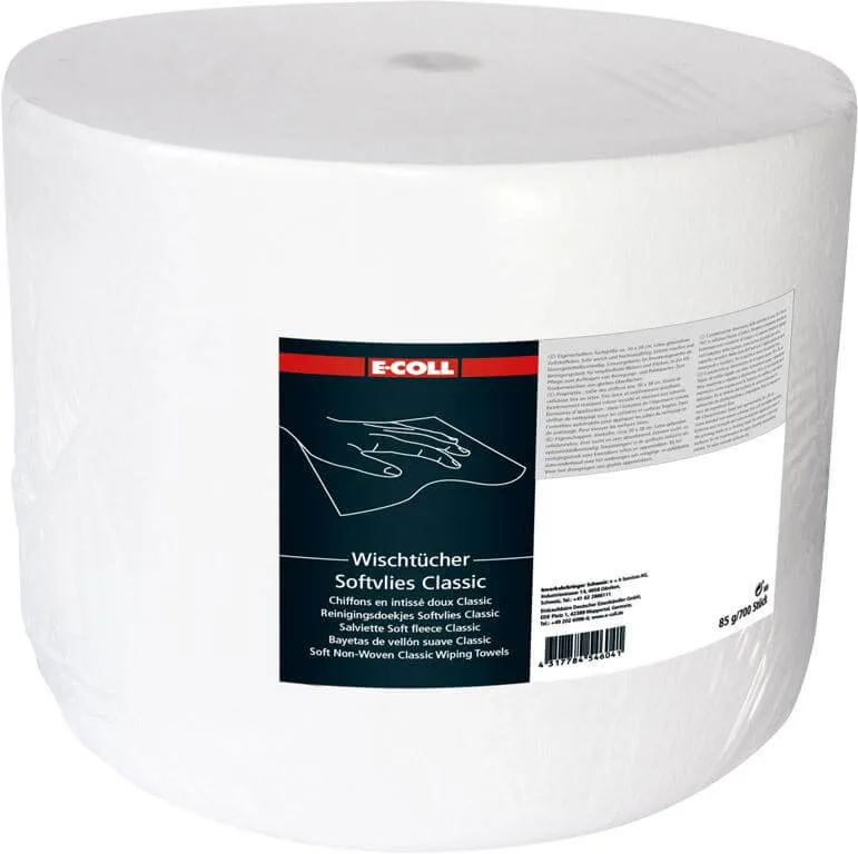 Lingette E-COLL, polaire douce Classe 700 feuilles 30x38cm blanc E-COLL