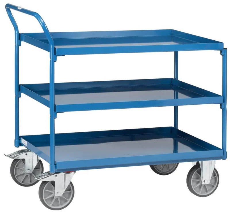 Chariot à plateaux FETRA, 4930 400kg 3 bacs 850x500mm fetra