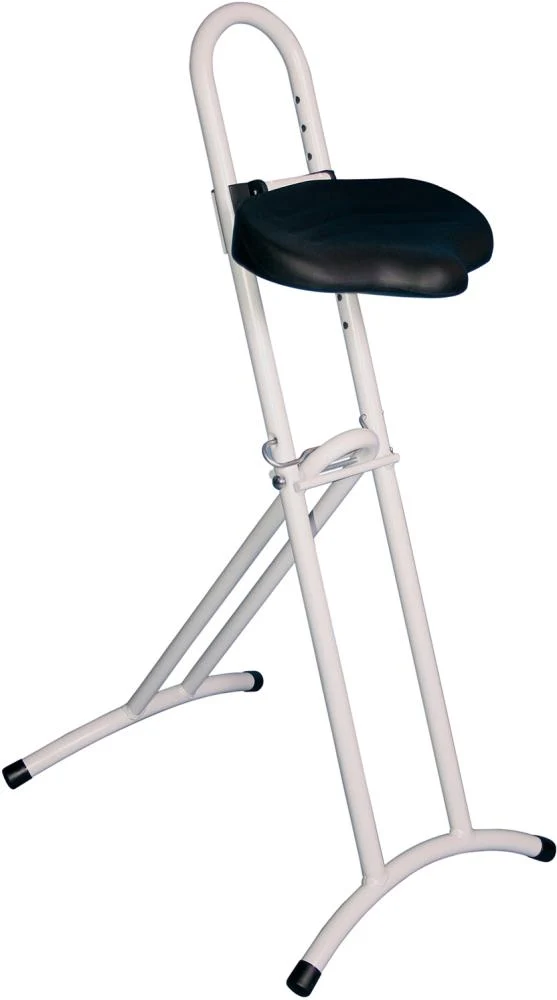 Aide à la verticalisation NEUTRAL, modèle 3680, pliable, gris clair, jusqu'à 80 kg, assise en PU, hauteur d'assise 610-860 mm