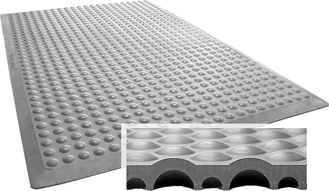 Tapis de sol MILTEX YOGA FLEX Basic gris L90 x P60 cm