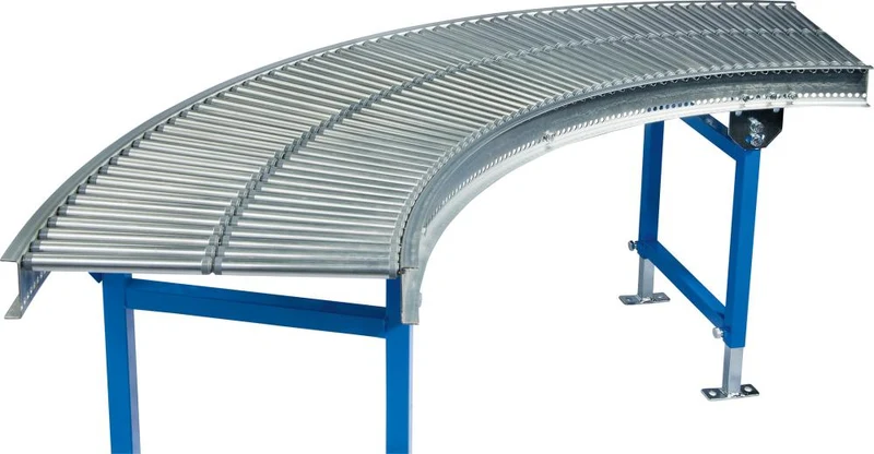 Petit convoyeur à rouleaux BLUME ROLLEN, B 300 mmW=45°/B=300mm/T=25mm Blume Förderanlagen