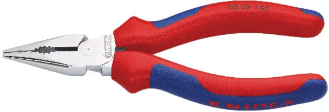 Pince universelle à bec effilé KNIPEX, chromée, avec poignée multi-matières
