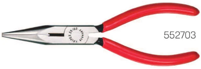 Pince plate et ronde KNIPEX, polie, poignées gainées de plastique