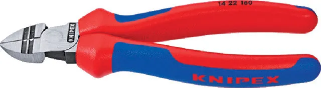 Pince coupante latérale à dénuder KNIPEX, polie avec manche multi-composants