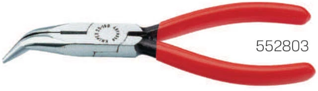 Pince plate et ronde KNIPEX, polie, poignées gainées de plastique