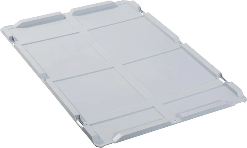 Couvercle emboîtable, PRECITOOL, gris pour Eurobox 600