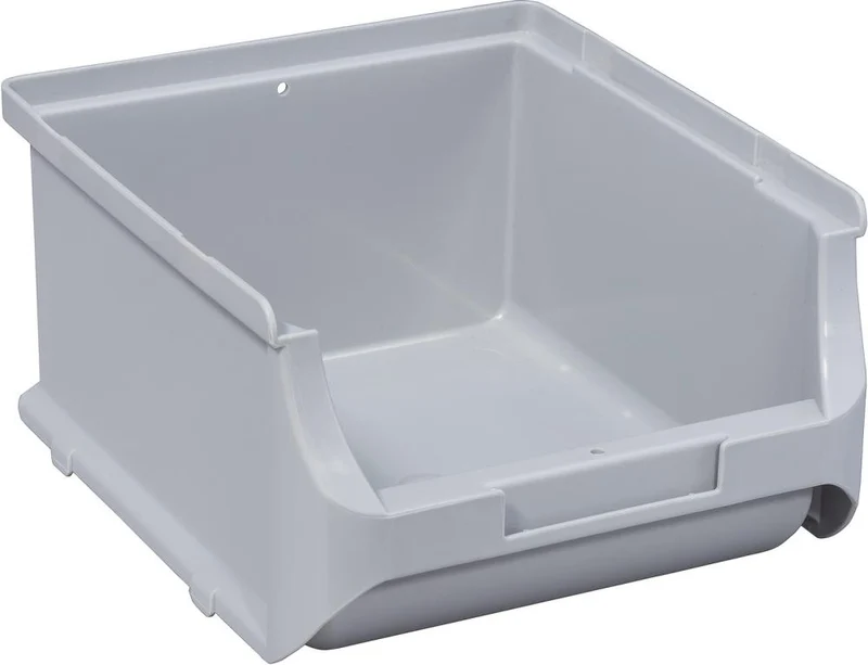 Bac de rangement ouvert PRECITOOL, taille 2B L137xP160xH82 mm gris allit
