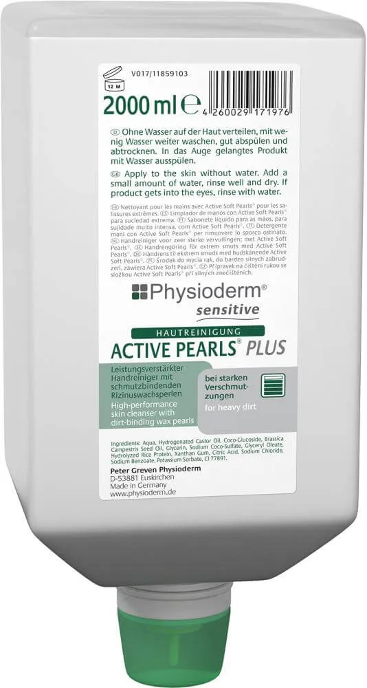 Nettoyant pour la peau PHYSIODERM, Active PearlsPlus, flacon pliable de 2000 XNUMX ml
