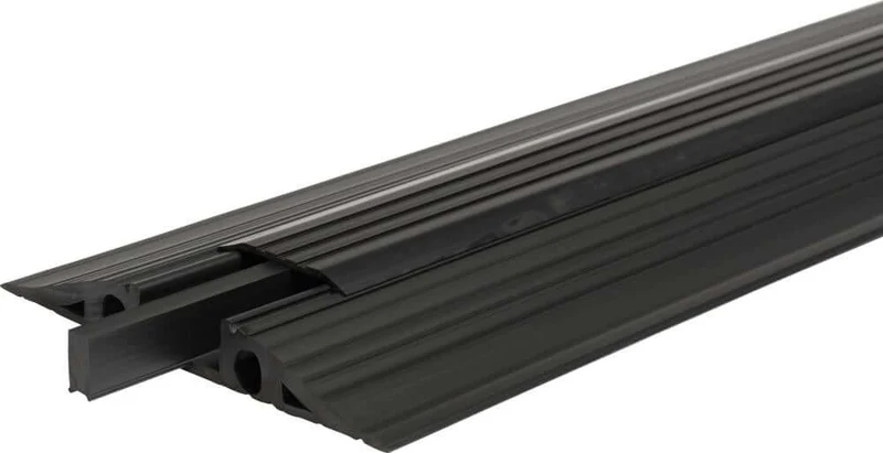 Pont de câbles NEUTRE, Vario L1000xP350 mm noir 2 chambres H25xL38 mm ou 1 chambre H70xL38 mm