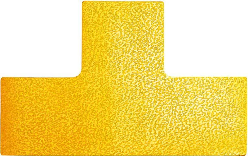 Marquage de place de parking DURABLE, forme "T" jaune autocollant