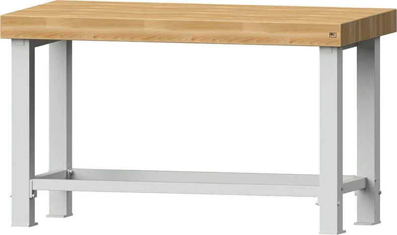 ANKE, Établi robuste Anke L1500xP800xH900mm RAL7035 BMP : 100 mm avec cadre