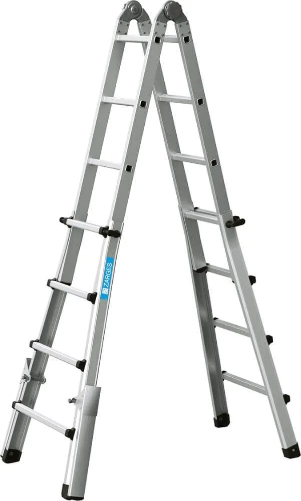 Échelle télescopique ZARGES, Variotec V 4 parties, 4 x 6 échelons