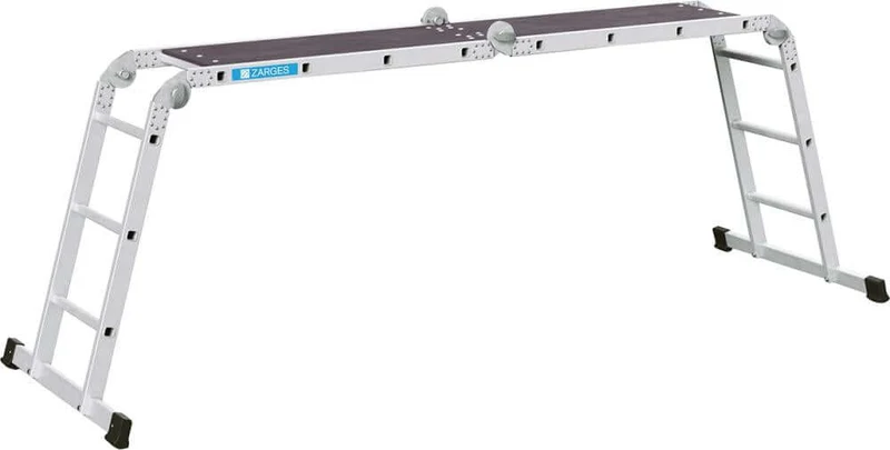 ZARGES, échelle polyvalente LM Multimax M 4 parties, 2x3+2x4 échelons