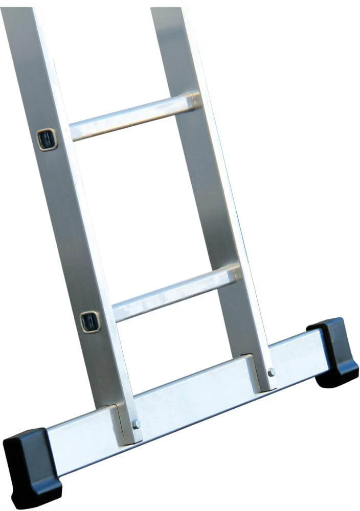 Échelle d'appui en aluminium MUNK, 12 échelons longueur de l'échelle 3,14 m hauteur de travail jusqu'à 4,30 m