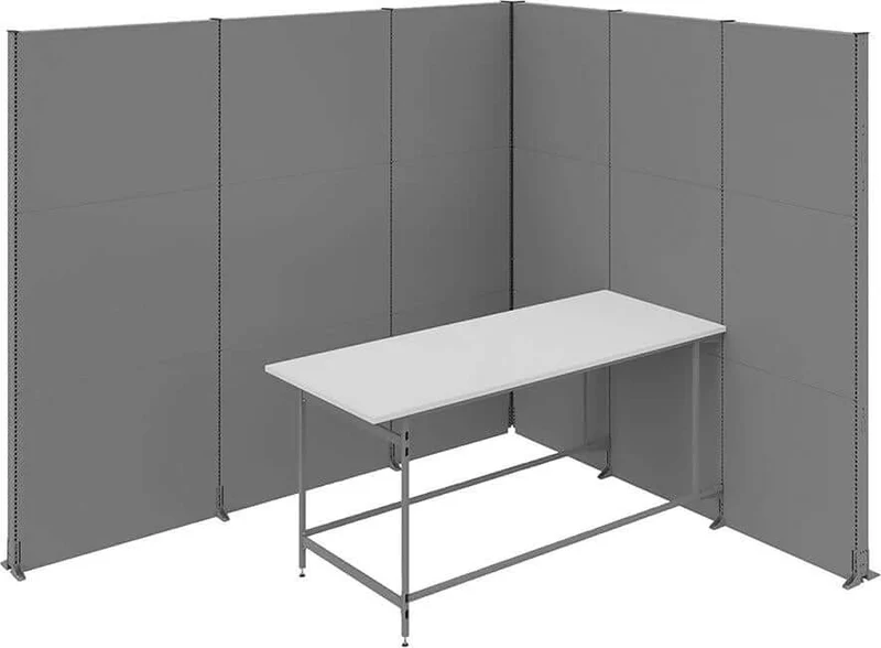 Réunion OTTO KIND, Point L3630 x P3130 x H 29600mmRAL 7037 RAL 7037