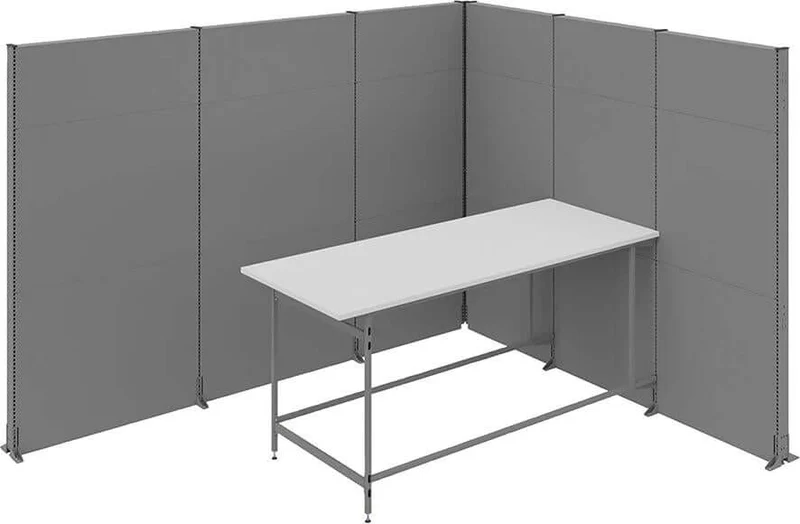 Réunion OTTO KIND, Point L3630 x P3130 x H 2500 mmRAL 7037 RAL 7037