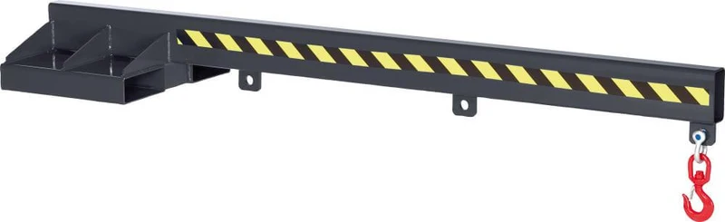 Bras de charge NEUTRE, Type RLA-5 2400 5000kg non réglable en hauteur max. 2400mm RAL 7016 gris anthracite