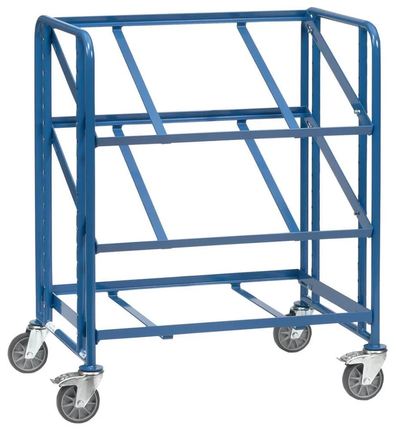 Chariot à bacs Euro FETRA, 2390 200kg 3 niveaux 825x610mm fetra