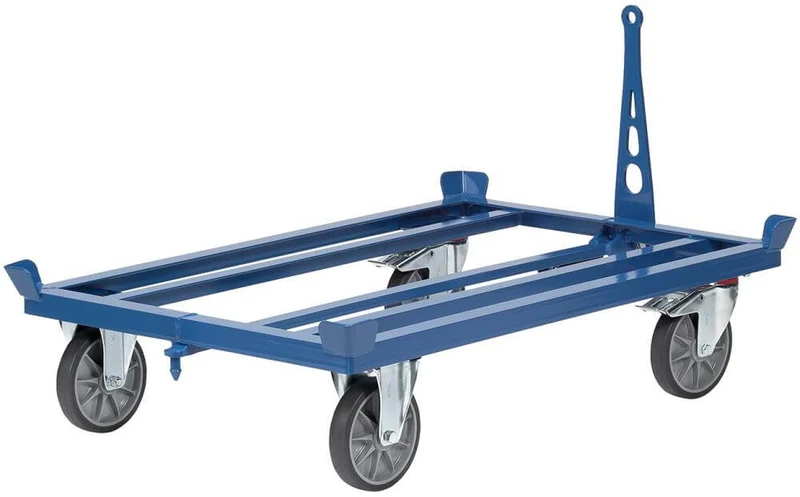 Barre de traction et attelage FETRA pour châssis de palette