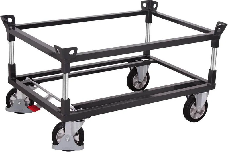 Châssis à palettes VARIOFIT, double cadre 1200 kg RAL 7016
