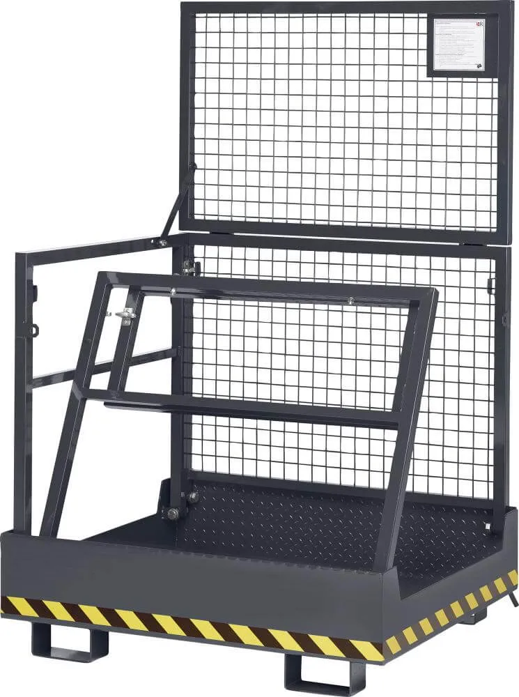 Panier de travail NEUTRE, type RAK-Comp. 1200x1080x1910 mm, capacité de charge 300 kg, gris anthracite RAL 7016
