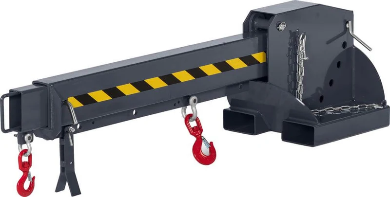Bras de grue NEUTRE, type RKT-3, extensible 6 fois, 3000 kg, réglable 5 fois, 2260-3760, RAL 7016, gris anthracite