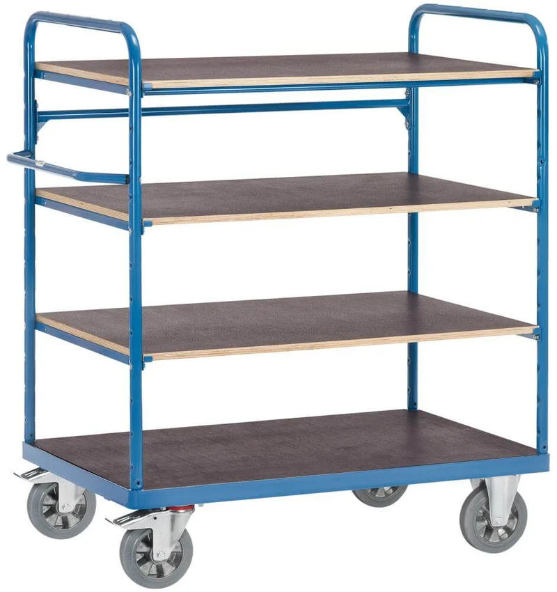 Chariot à étagères FETRA, 18303 1200kg 4R. 1200x800mm fetra
