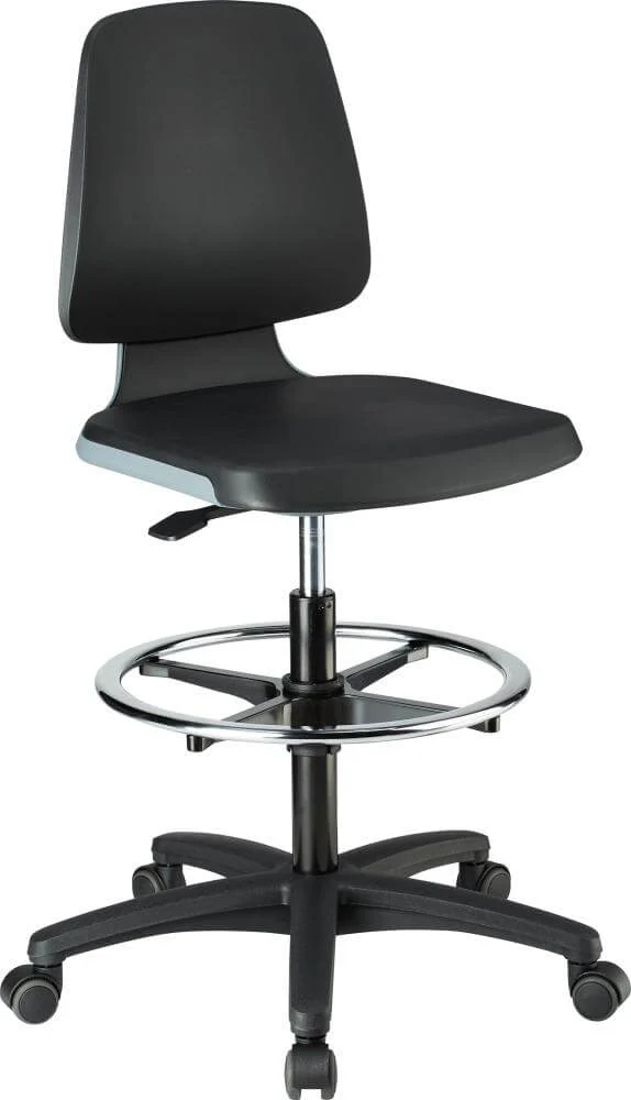BIMOS, Bimos chaise de travail Labsit 4, PU anthracite hauteur d'assise 560-810 mm