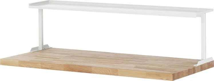 Support en tôle d'acier RAU, L1500xP300xH375mm rebord de déroulement à 3 côtés