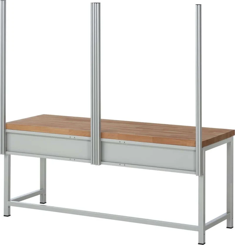 Kit de fixation RAU avec 4 supports système, largeur 2000 mm, largeur de champ 1x750+1x1250