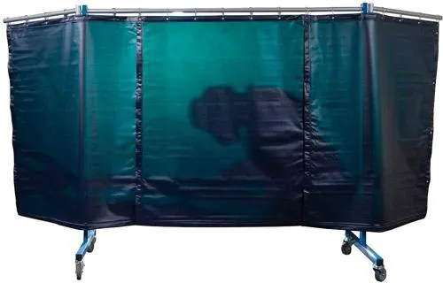 Barrière de protection NEUTRE, mobile, vert foncé mat SINOtec