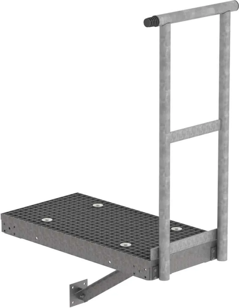 Plateforme d'extension MUNK, acier galvanisé B1000xT500 mm GÜNZBURGER STEIGTECHNIK