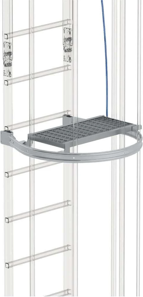 Plateforme intermédiaire MUNK, L600xP300 pliable en acier galvanisé