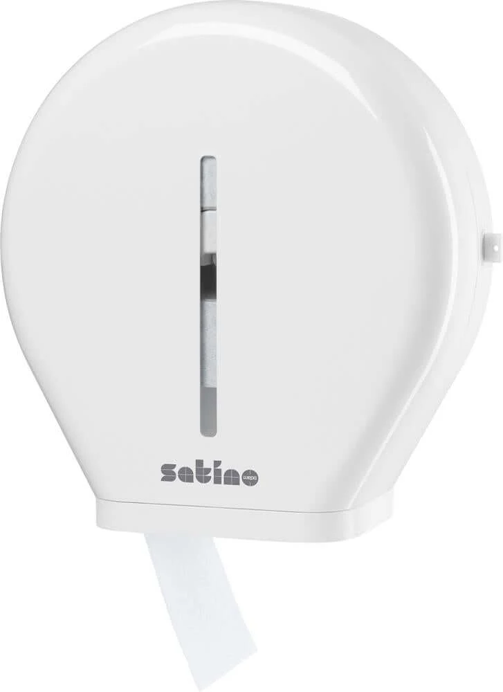 Distributeur de rouleaux jumbo NEUTRE, 356x336x112mm plastique blanc