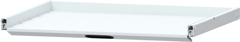 Tablette coulissante ANKE, B750xP603mm RAL 7035 Capacité de charge 100 kg