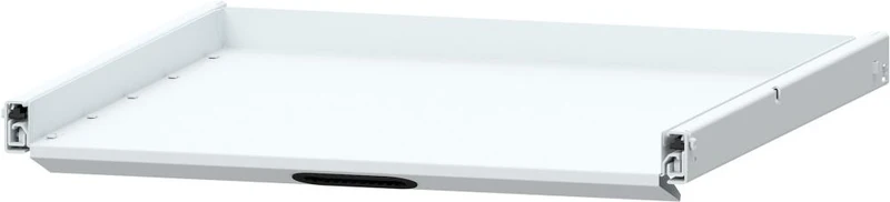 Tablette coulissante ANKE, B600xP603mm RAL 7035 Capacité de charge 100 kg