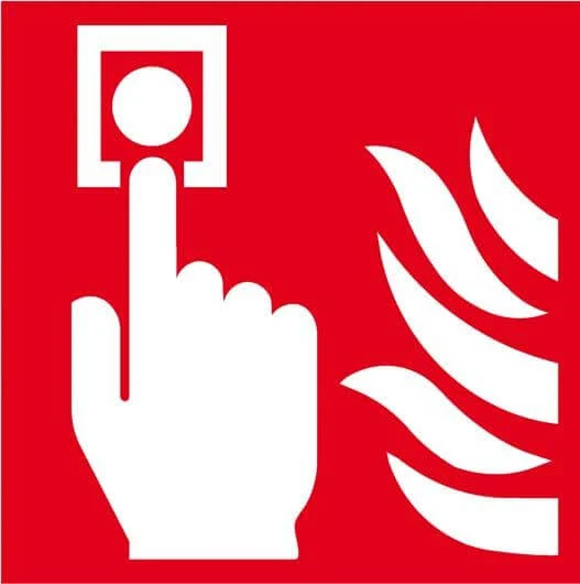Panneau de protection incendie NEUTRE, film L150xH150 mm détecteur d'incendie photoluminescent