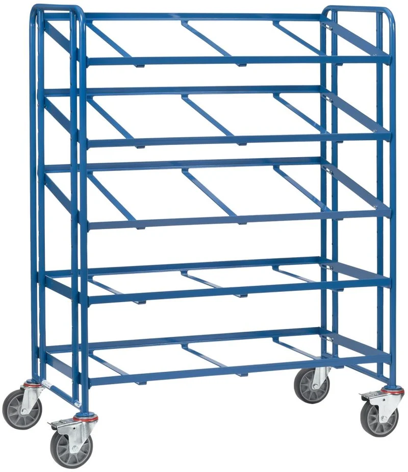 Chariot à bacs Euro FETRA, 1383 250kg 3 niveaux 1250x610mm fetra