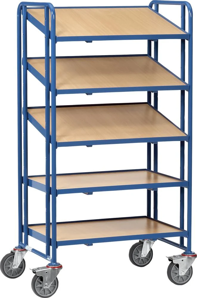 Chariot porte-caisses Euro FETRA, 1371 300 kg 820x610 mm bois