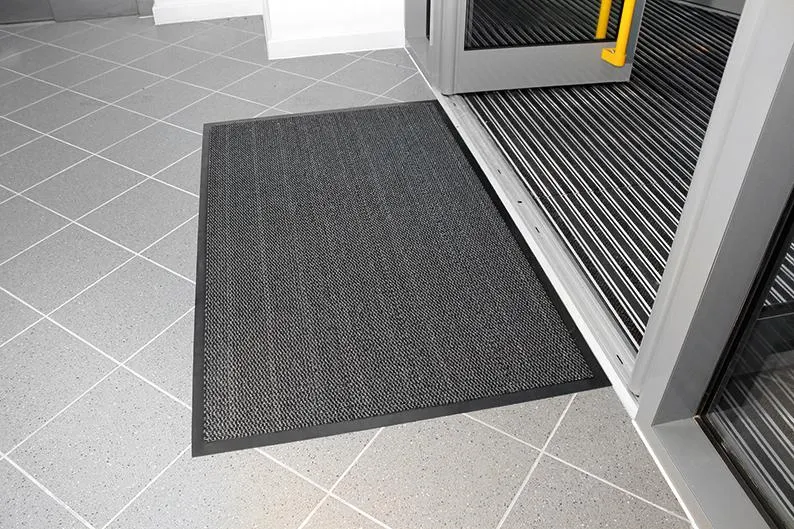COBA, Vyna-Plush 0.9 m x 1.2 m, noir/gris