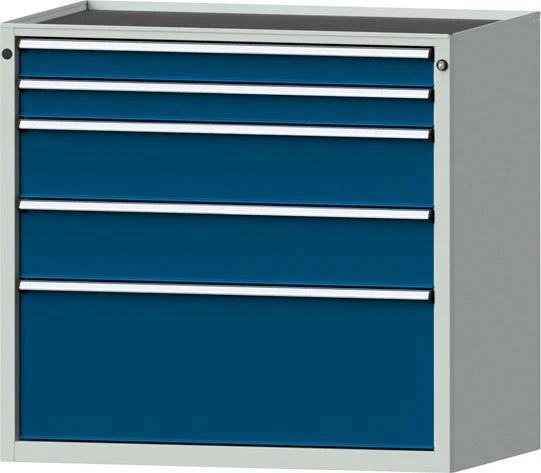 Armoire à tiroirs ANKE, 3009 900x600mm, 5 SL,7035/5010