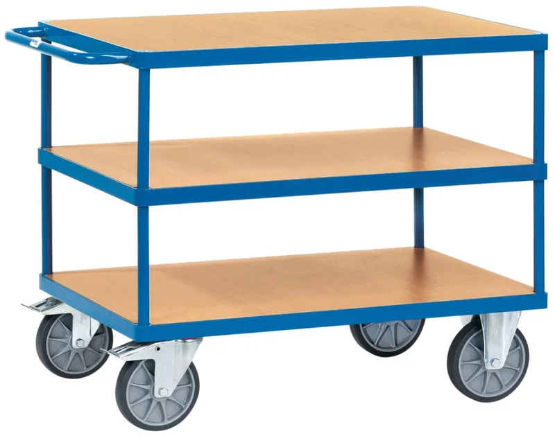 Chariot à plateaux FETRA, 2421 500kg 3 étagères 1000x600mm fetra