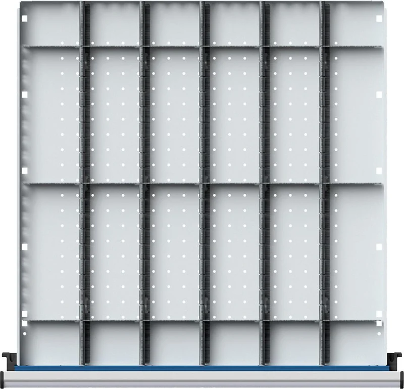 Kit de compartimentage pour tiroir ANKE, FH 180mm 1/6 division pour tiroir B600xT600mm