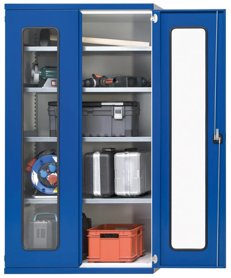Portes ANKE, avec fenêtre de visualisation Supplément pour armoire robuste L1085xH1950mm