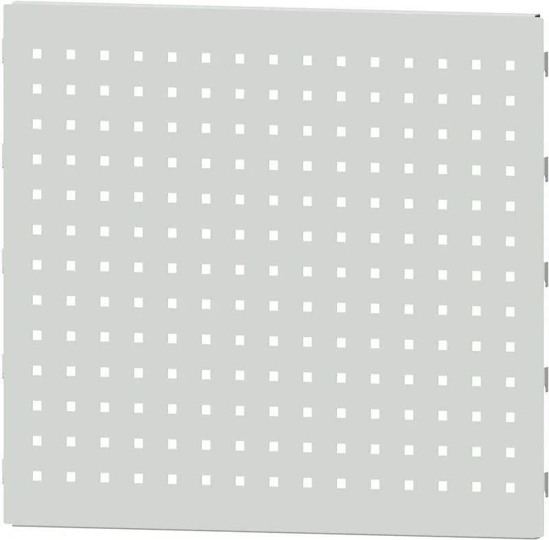 Cloison en tôle perforée ANKE, L612xH566mm RAL 7035 pour extension verticale