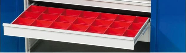 Bacs à petites pièces ANKE, pour armoire lourde 20 pièces pour tiroir L650xP540mm
