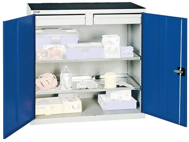 Armoire à matériaux STUMPF, 2000 1000x1000x500 gr/bl 2SL