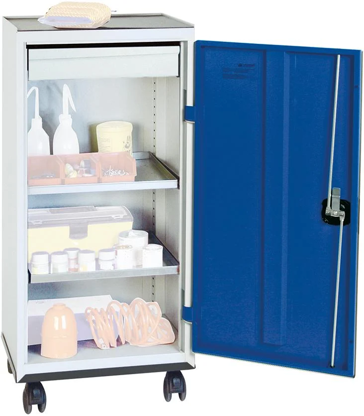Armoire à outils STUMPF, S2000 RAL 7035/5010 1 tiroir 2 étagères à bacs