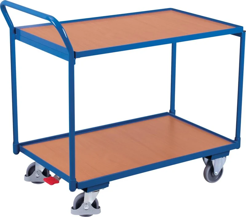 Chariot de table VARIOFIT, 250 kg 835 x 490 mm 2 étagères VarioFit